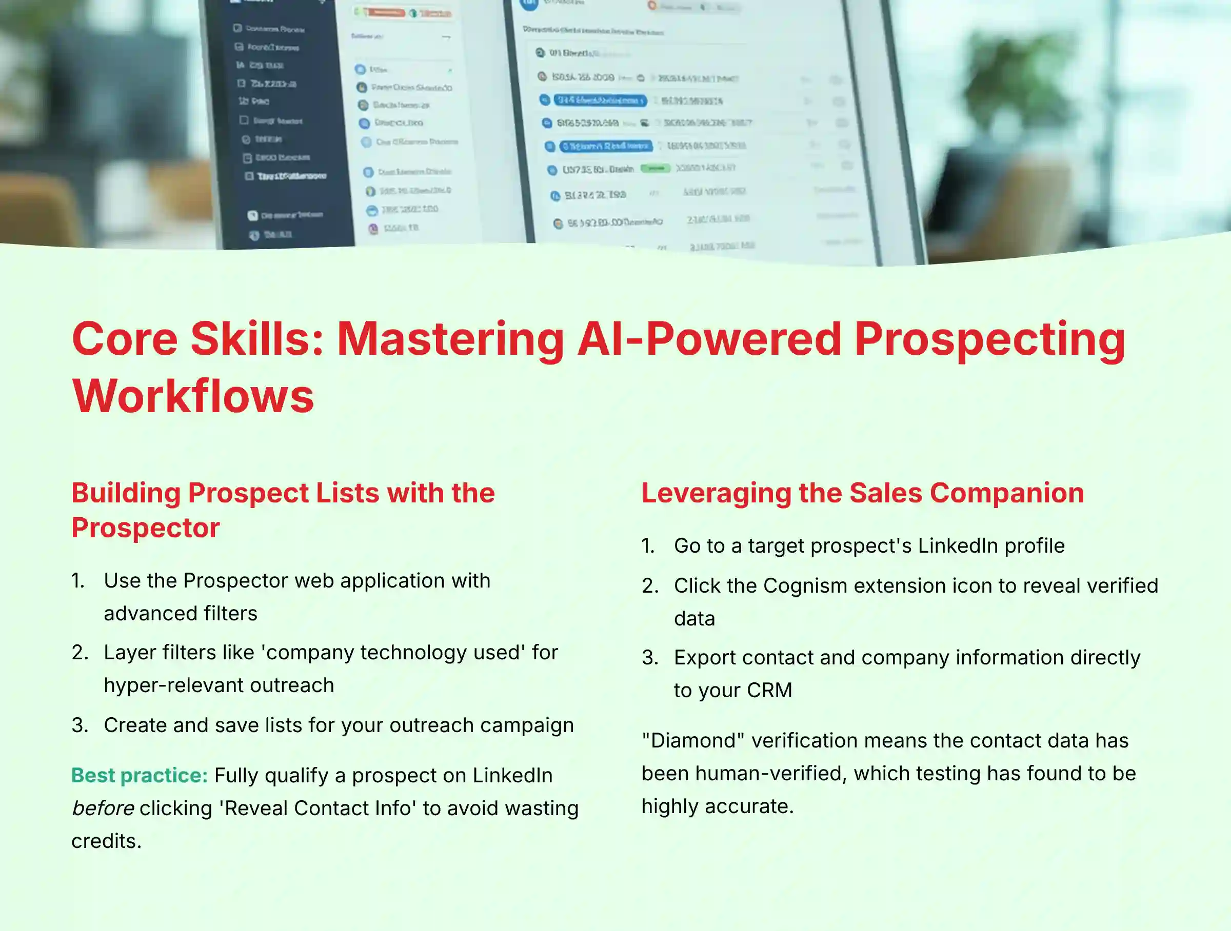 Core Skills - Mastering AI-Powered Prospecting Workflows