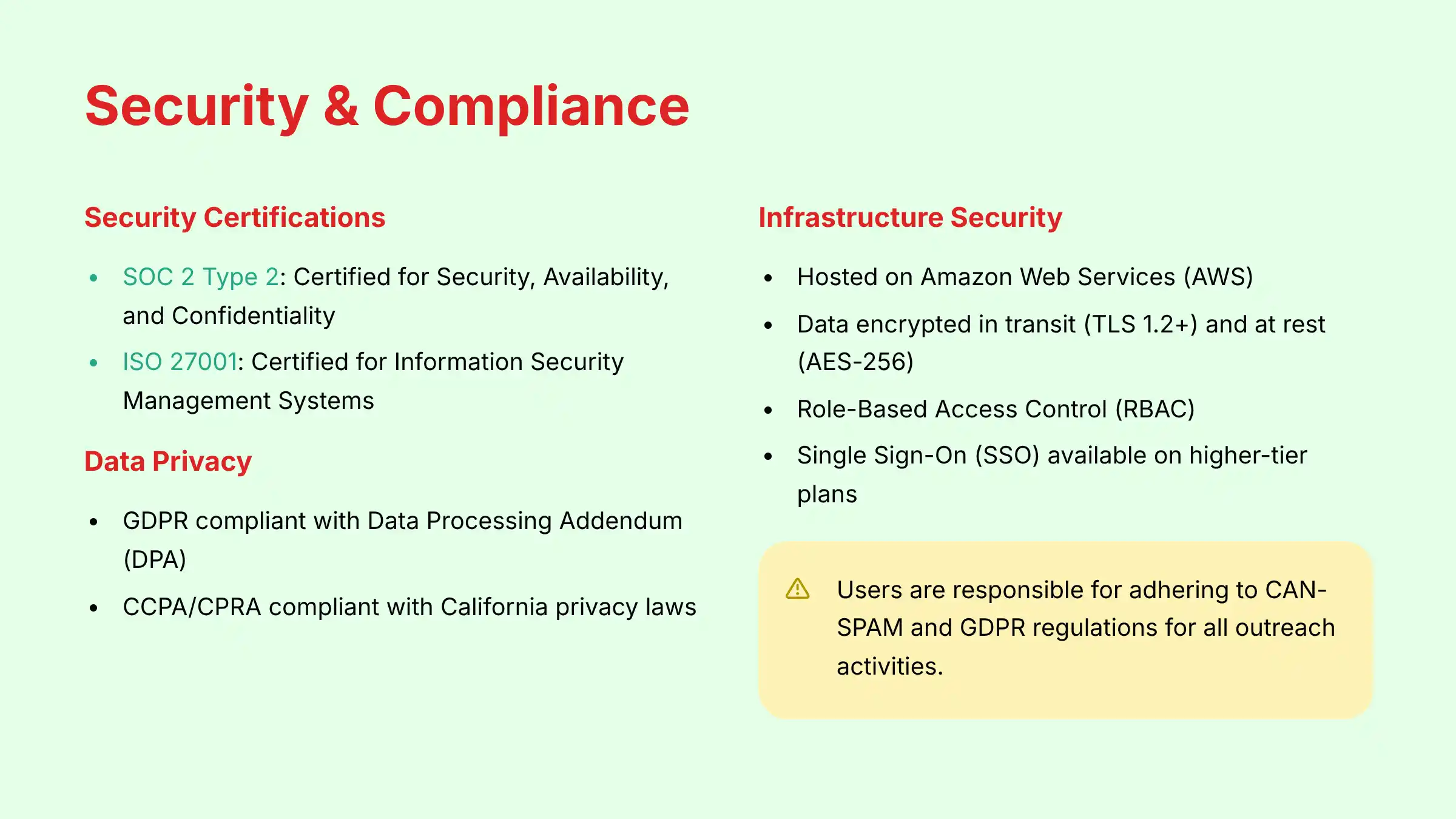 Security and Compliance Framework