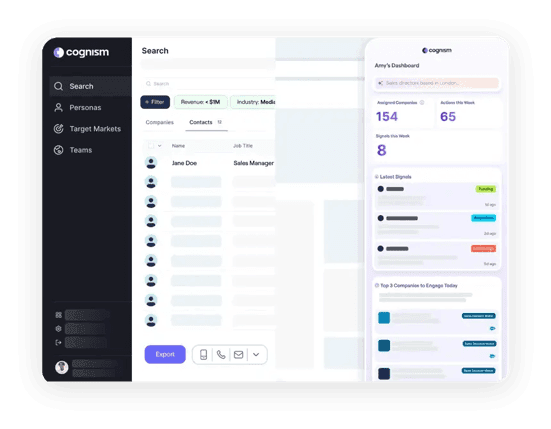 Cognism Sales Intelligence Platform