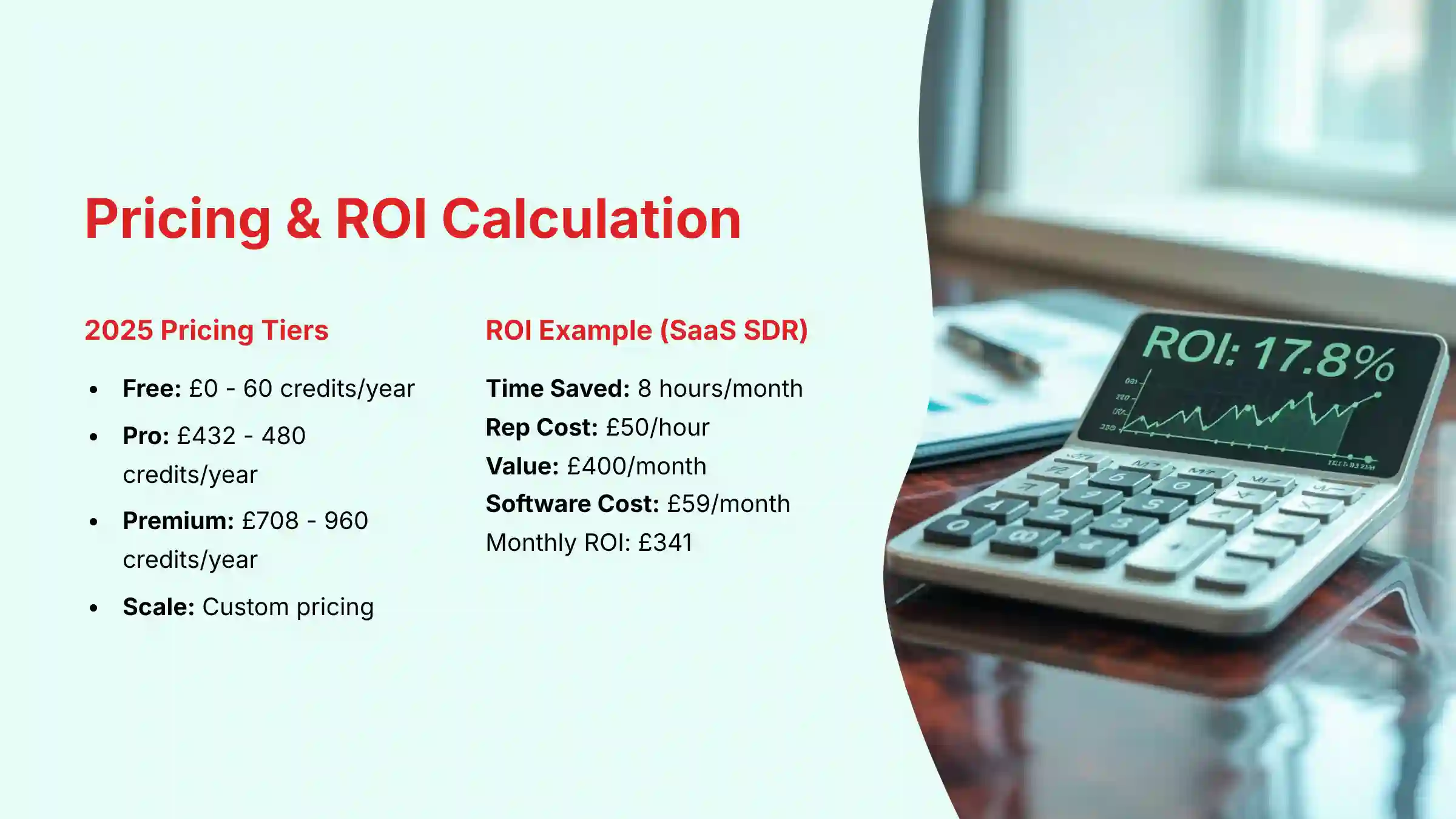 Lusha Pricing and ROI Calculation Guide