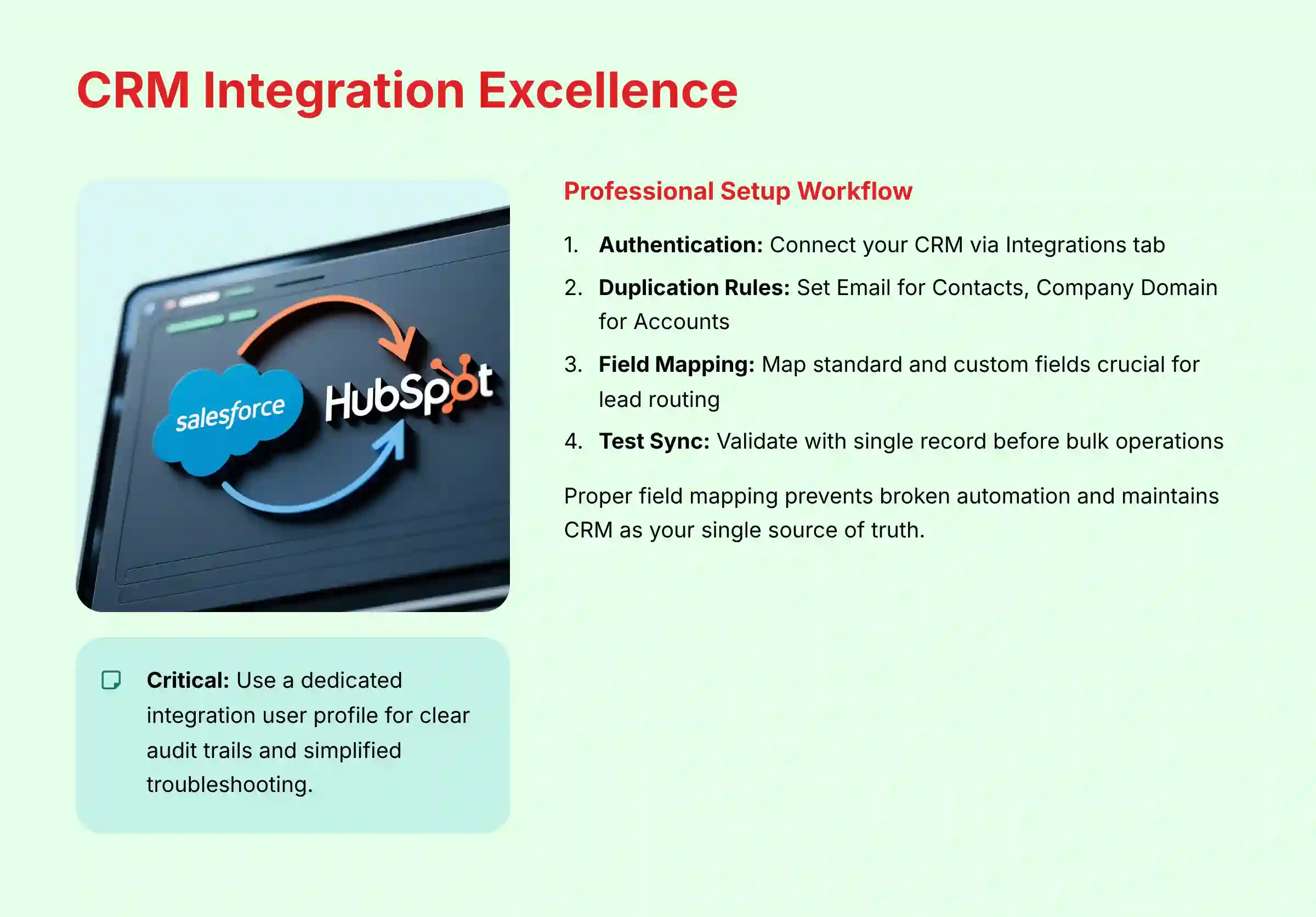 CRM Integration Excellence