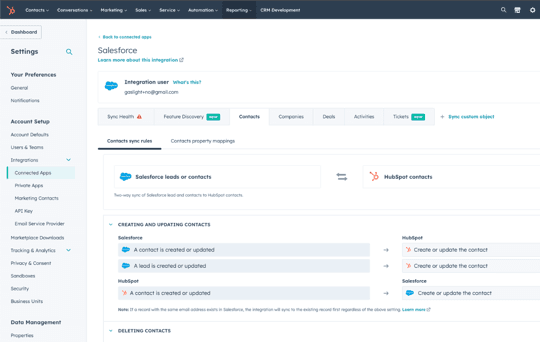 CRM Integration and Sales Intelligence