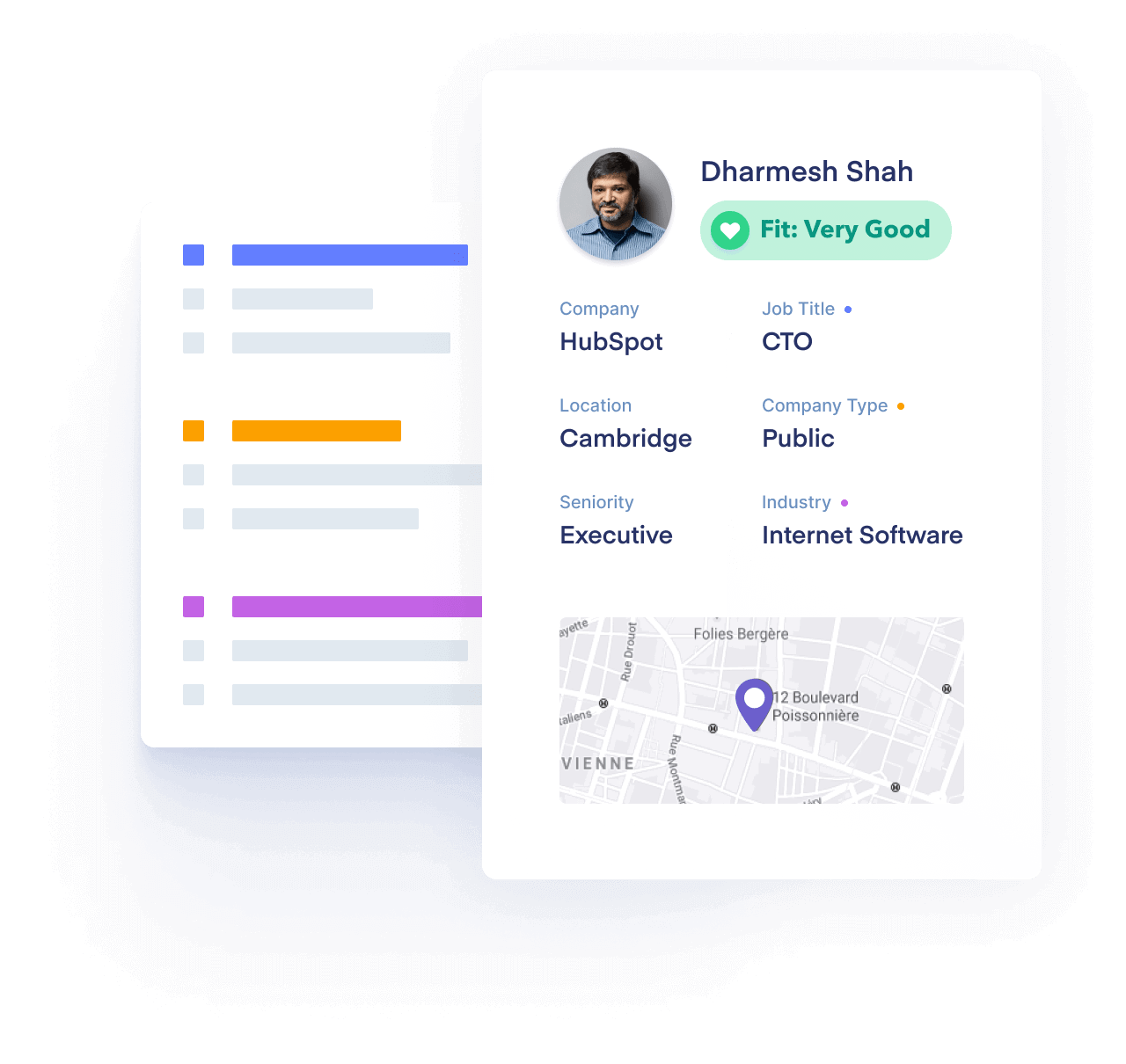 Clearbit data enrichment features