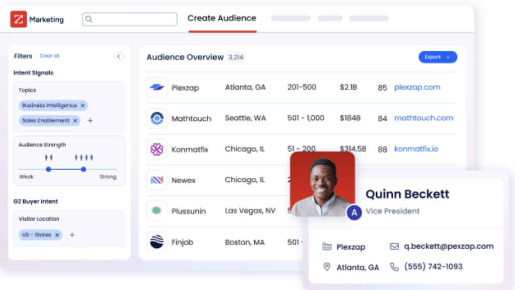 ZoomInfo sales intelligence platform